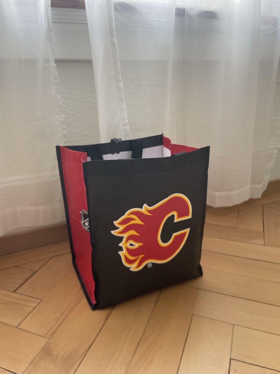 NHL Borse: NHL Calgary Flames Einkaufstasche, Stofftasche, Top! – Usato da Bern venduto da Roby014