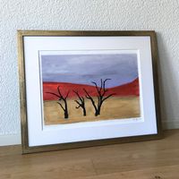 Wüste Namibia Moderne Kunst Acryl Impressionismus Bammert
