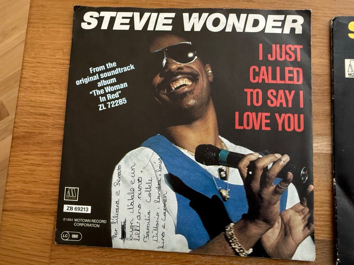 Dischi in vinile: Stevie Wonder - 2 Single Schallplatten – Usato da Goldach venduto da Messerguru 4