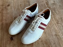 BALLY Herren Leder Sneaker Schnürschuhe Größe 42 US 9 EU 8
