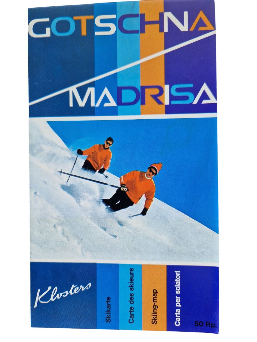 Documenti: Broschüre Gotschna Madrisa 1970er – Usato da Mörschwil venduto da aik_x8mc