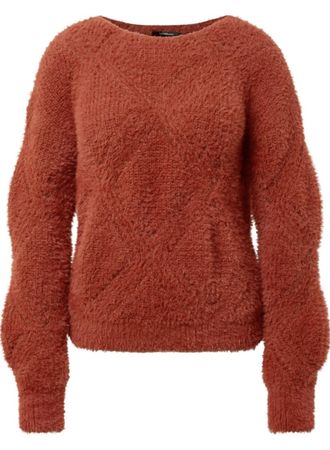 Mavi Strickpullover, Grösse M, Rostrot, Kuschelig!