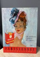 Alte Zigaretten Werbung Aufsteller Karton Parisiennes
