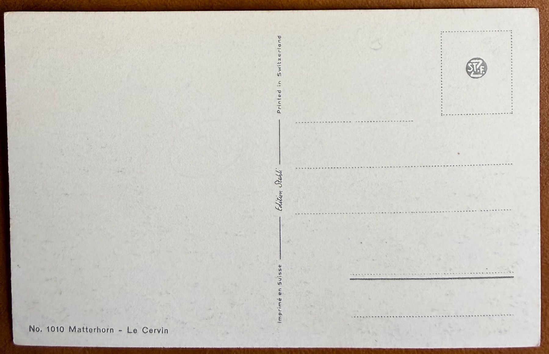 Cartoline postali: AK: Zermatt - Le Cervin – Usato da Lutry venduto da Ediego 1