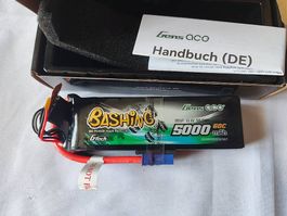 GensAce 5000mAh 3S/11.1V LiPo-Akku mit EC5 Stecker