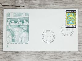 CL05 Enveloppe + Timbre Poste Vaticane 1978