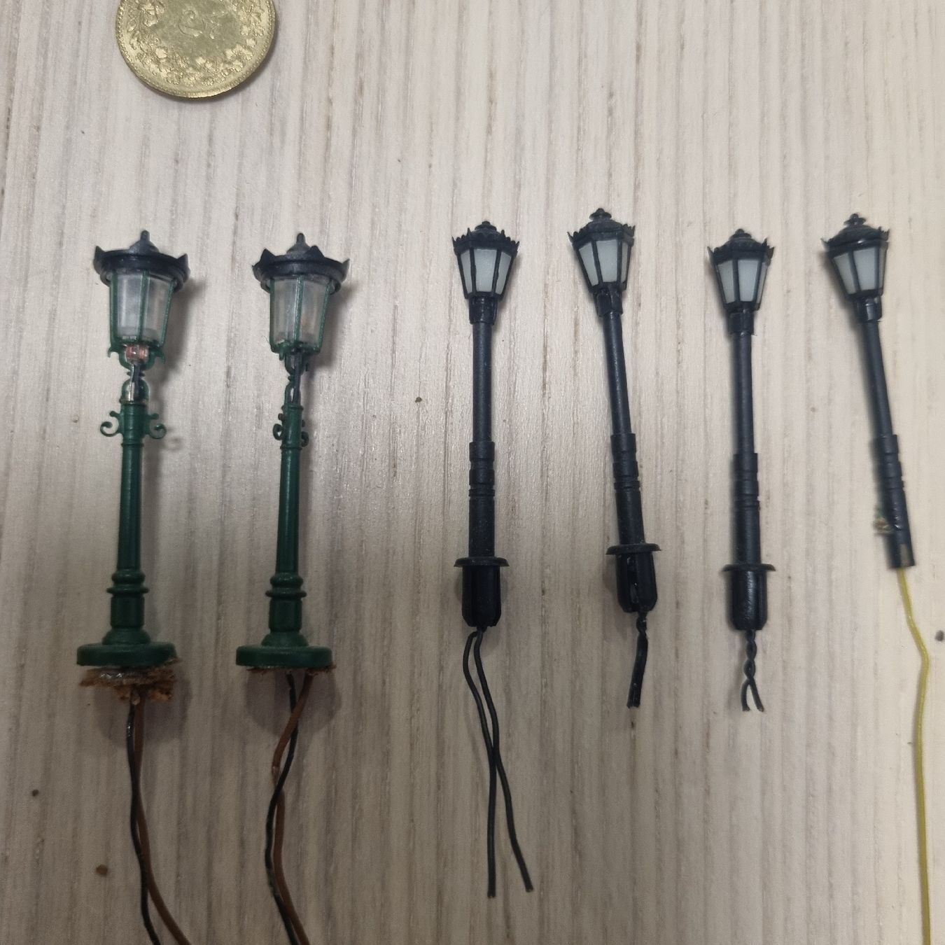 Modelleisenbahnen: 10x N Parklampen – Gebraucht aus Männedorf von Modellbau-wyss 1