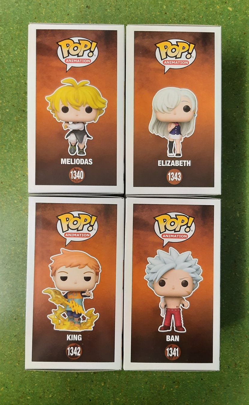 Funko Figuren: Funko Pop The Seven deadly sins – Neu und originalverpackt aus Le Sentier von  3