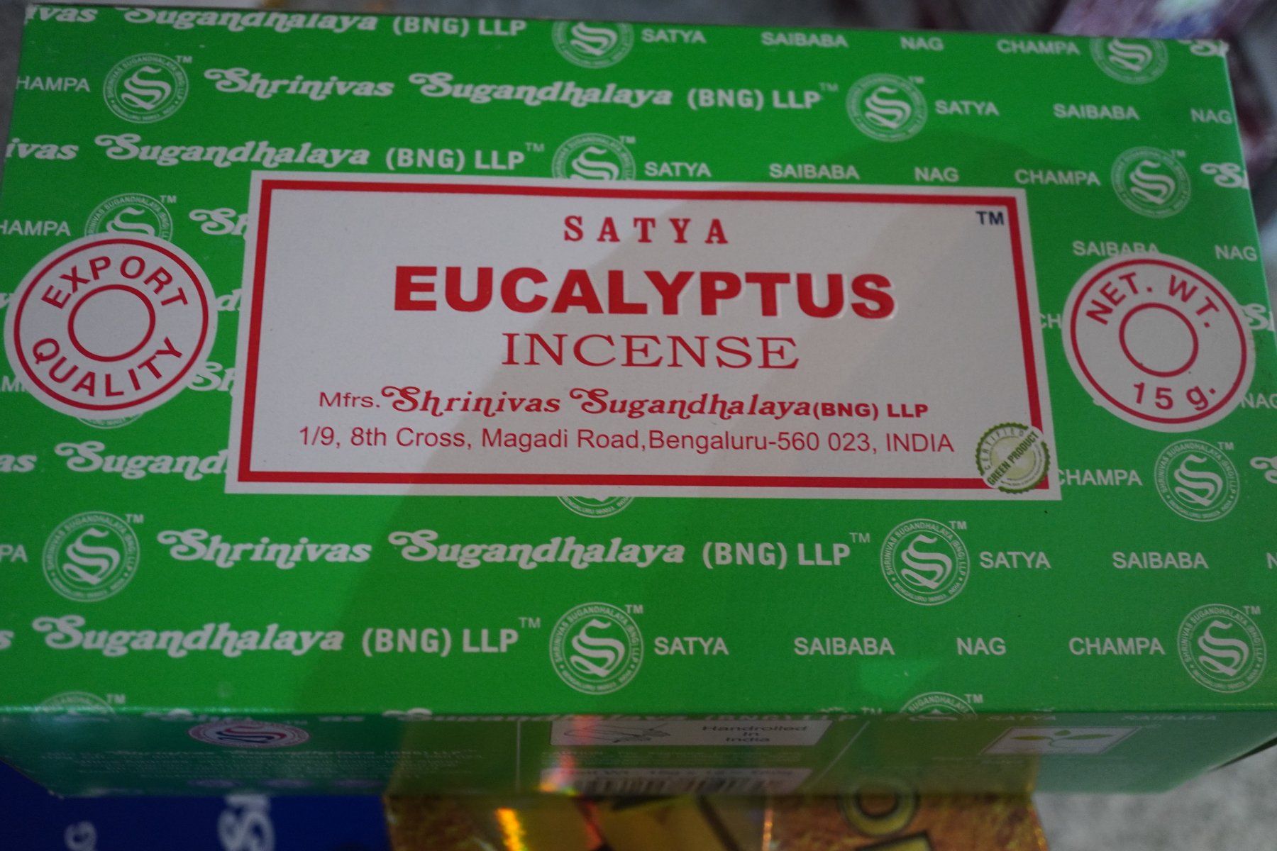 Candele: Nag Champa Eucalyptus   Räucherstäbchen BOX – Nuovo e nell'imballaggio originale da Eschenbach SG venduto da topstone