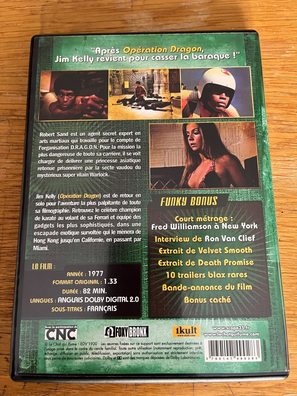 Tutti i DVDs: Black Samurai (1976, DVD, Action & Policier) – Usato da Vevey venduto da zecollector 1