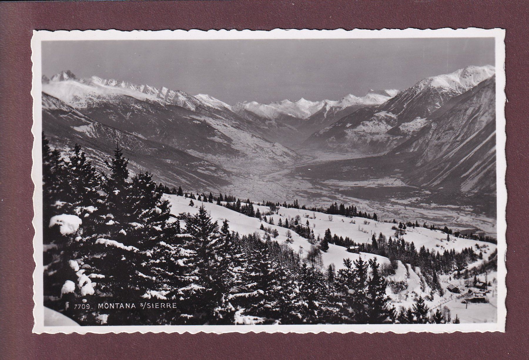 Ansichtskarten: MONTANA sur Sierre – Gebraucht aus Pully von nicecards