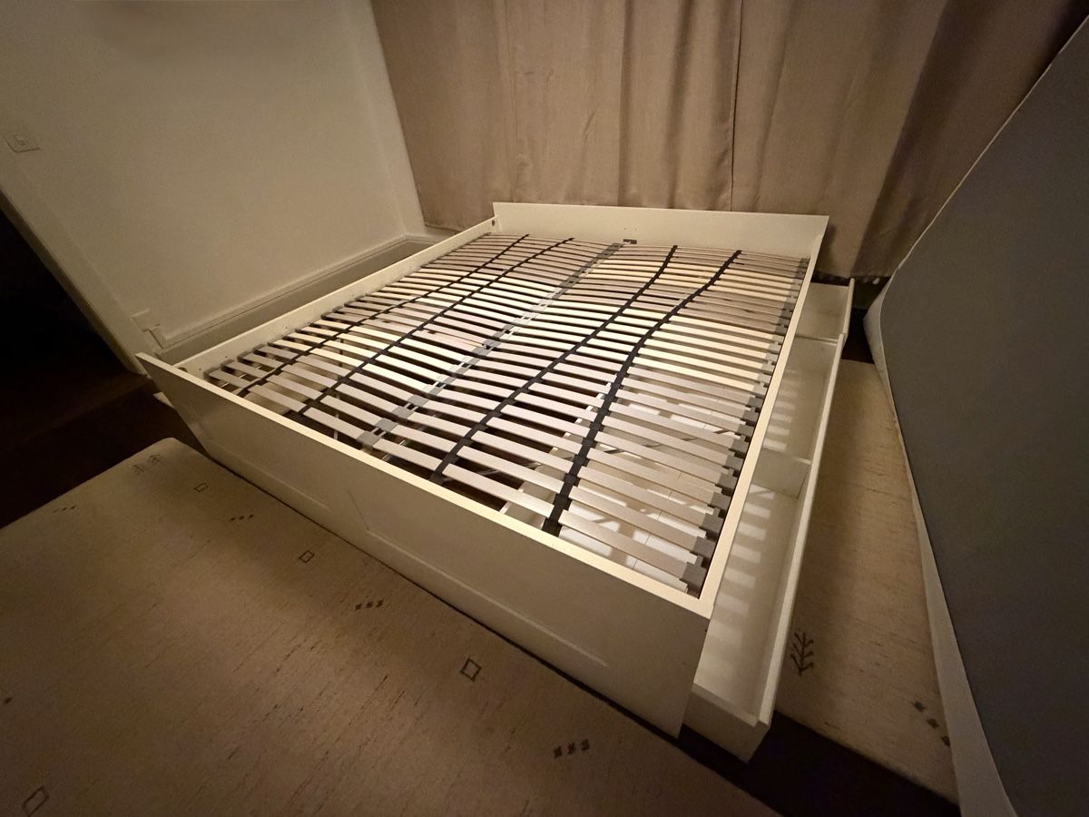 Ikea Betten: Doppelbett mit Lattenrost und Schubladen – Gebraucht aus Matzendorf von joe_2gxt