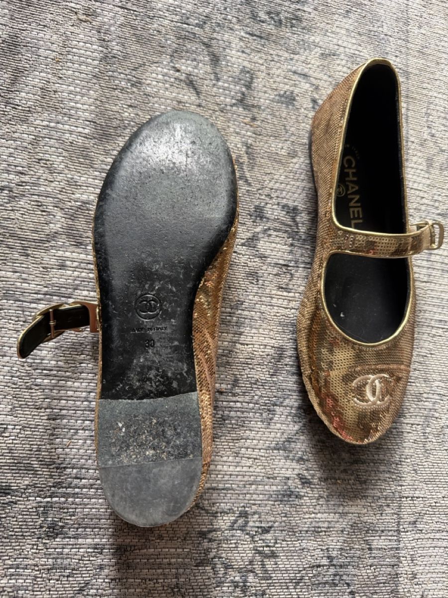 Chanel Damenschuhe: Chanel Sequin Ballerinas  – Gebraucht aus Stallikon von RTagel 2
