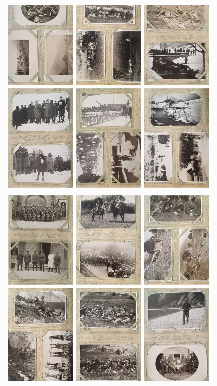 Cartoline postali: Album mit 194 Ansichtskarten Militär – Usato da Kreuzlingen venduto da Rschweiz1