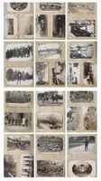 Album mit 194 Ansichtskarten Militär