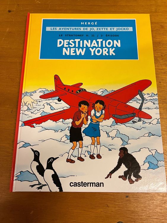Hachette Tntn Plane #35 Avon De Chasse Destnaton New York: Jo