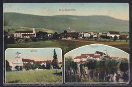 Mariastein, Panorama, Kirche und Kloster