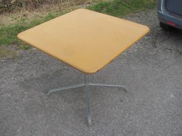 BIGLA Blechtisch 80x80cm Gartentisch OK Höhe 70