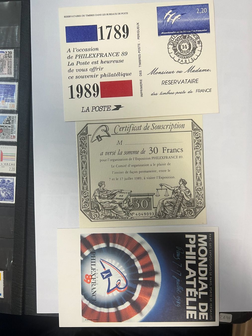 Alle Briefmarken: () Année complète 1989 Neufs** – Neu und originalverpackt aus Lausanne von ffhoud 5