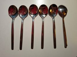 6 Espressolöffel von WMF Micromangan Germany, Top Zustand