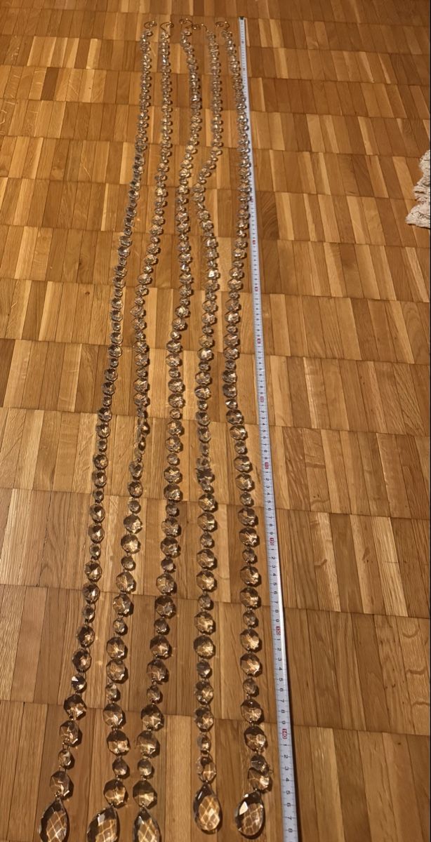 Globus Tutte le decorazioni: 5 Kette aus 63 Glaskristallen – Usato da Zürich venduto da NNK28 2