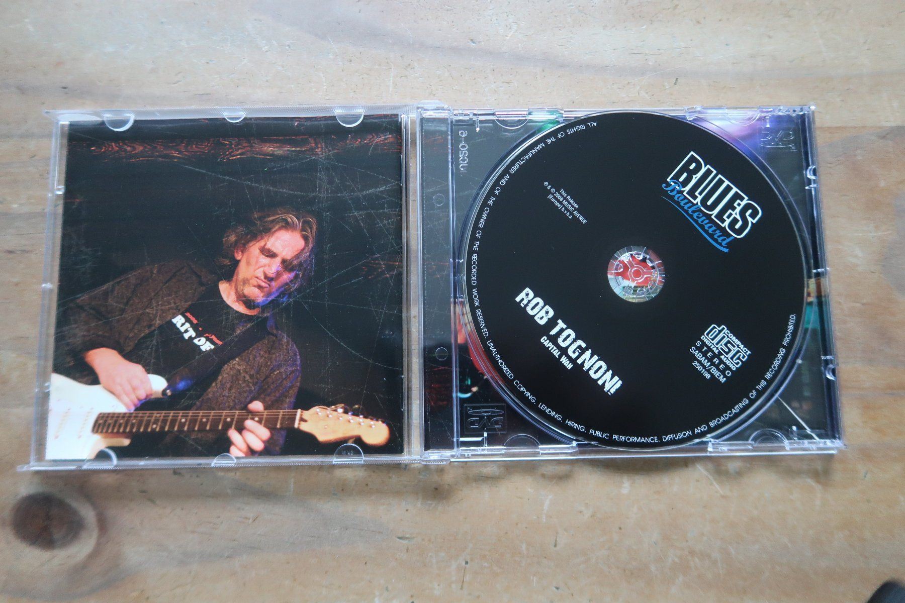 CD: ROB TOGNONI - CAPITAL WAH - CD – Usato da Basel venduto da Patiscat 3