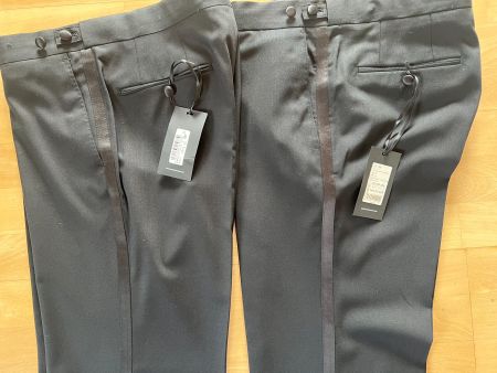 2 MASTERHAND Anzugshosen, 100% Wolle, Gr. 98, NEU Restposten