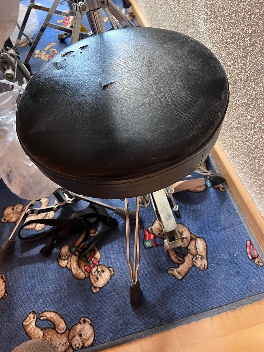 Yamaha Strumenti musicali: Yamaha Stage Custom Advantage Schlagzeug, blau – Usato da Guntershausen venduto da fuchs911 8