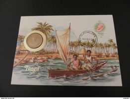 Münzbrief Tonga 20 Seniti 1981 FAO