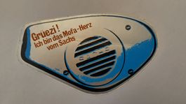 Sachs Mofa Sticker / Gruezi! Ich bin das Mofa-Herz vom Sachs