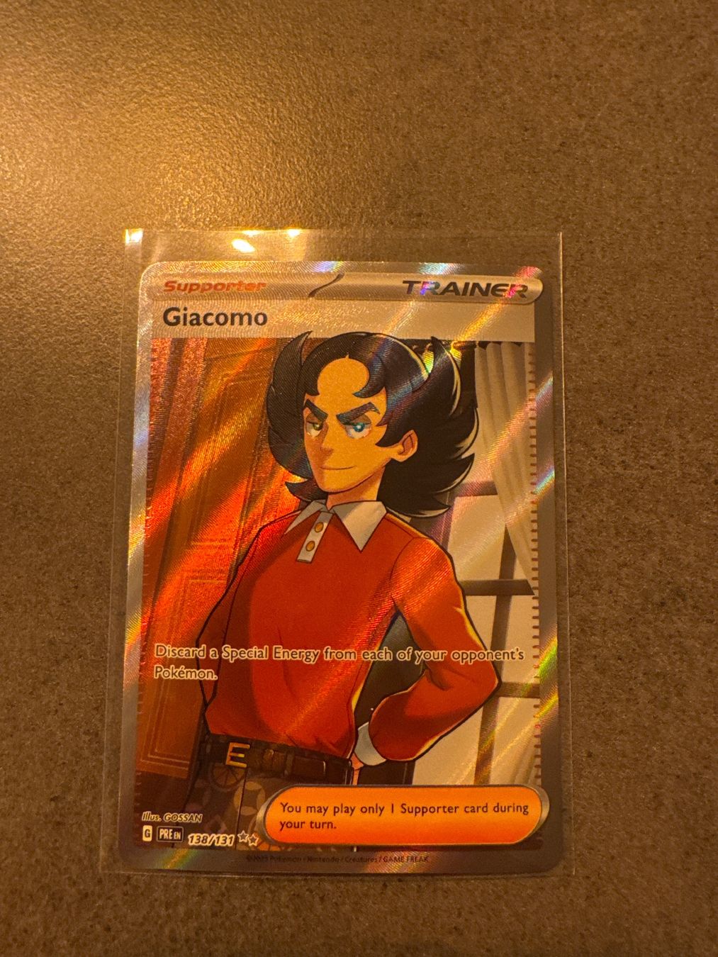 Pokémon Cartes à collectionner: Giacomo 138/131 Prismatic Evolutions – Neuf (Voir description) à Winterthur par Fischinho