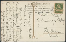 1923 - Berneck - Landwirtschaft - Sonderstempel - Karte