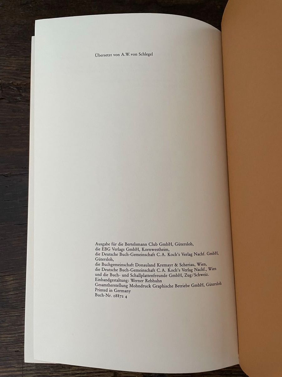Libri: Dekoratives Shakespeare "Hamlet" Buch mit Goldprägung – Usato da Steinerberg venduto da culloden 4