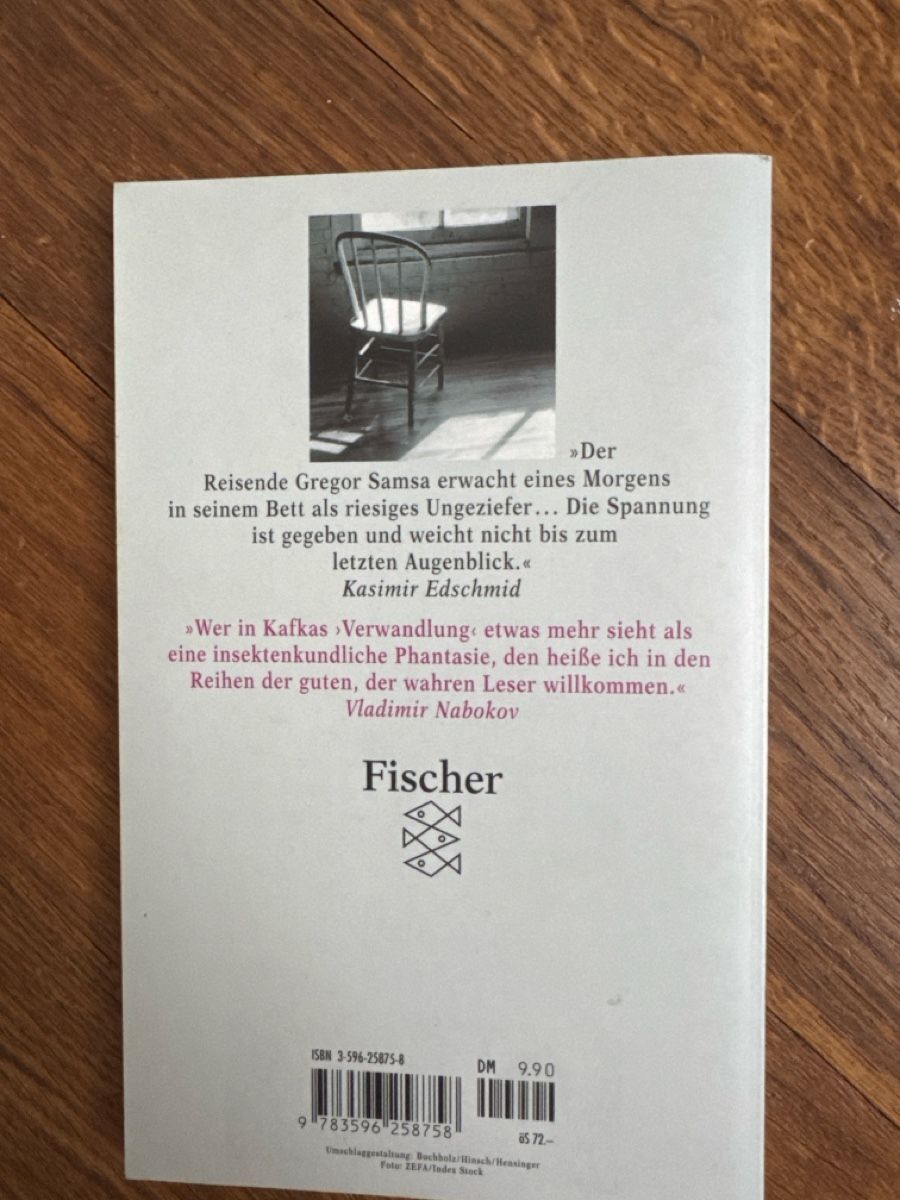 Libri: Buch die Verwandlung von Kafka – Nuovo e nell'imballaggio originale da Bern venduto da emi_rcd5 1