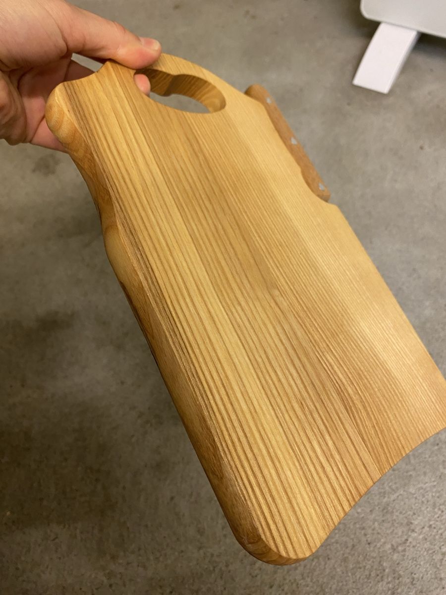 Elettrodomestici da cucina: Holzschneidebrett mit Messer – Nuovo (secondo la descrizione) da Sursee venduto da carole_eltschinger 1