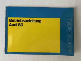 Betriebsanleitung Audi 80 Audi NSU 1972 Bedienungsanleitung