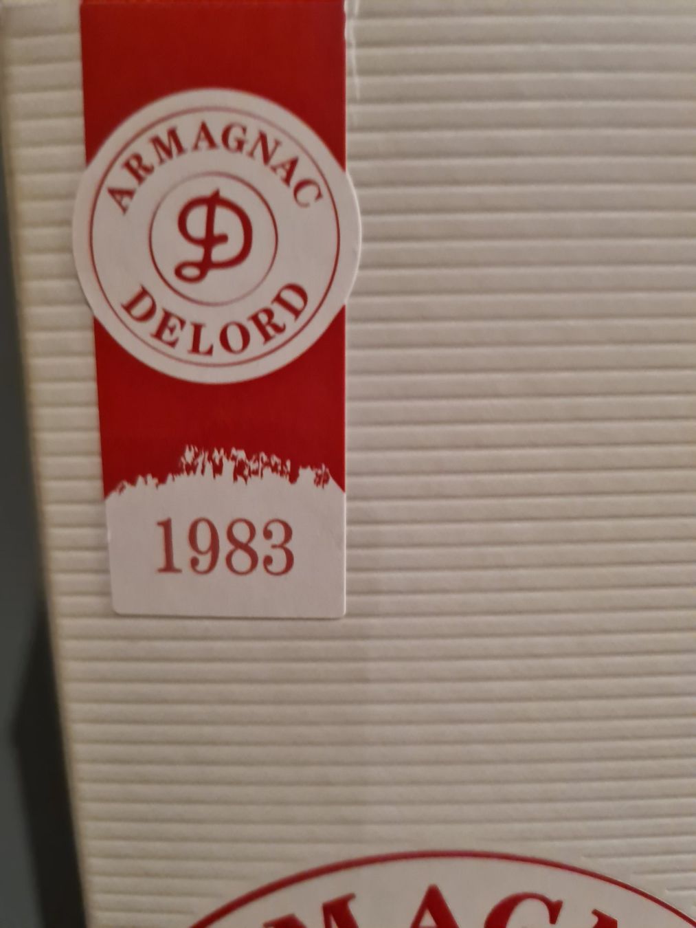 Flaschen: Bouteille Armagnac Delord millésime 1983 – Gebraucht aus Estavayer-le-Lac von Classic83 3