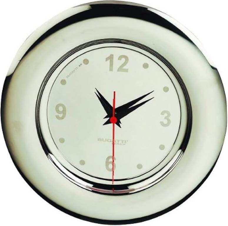 Orologi da terra & Orologi da parete: Horloge Bugatti neuf en acier chromé – Nuovo e nell'imballaggio originale da Vessy venduto da ongaros 1
