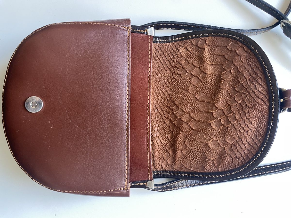 Borse: Kleine Braune Ledertasche – Usato da Pfungen venduto da car_7l8r 2