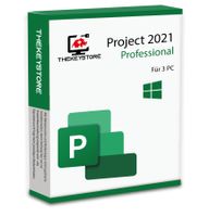 Microsoft Project 2021 Professional - 3 PC's