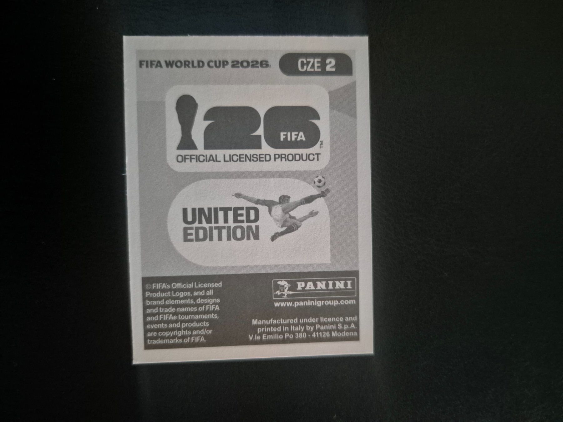 Panini Carte collezionabili: Panini WM 26 CZE 2 – Nuovo (secondo la descrizione) da Rorschacherberg venduto da AJ3108 1