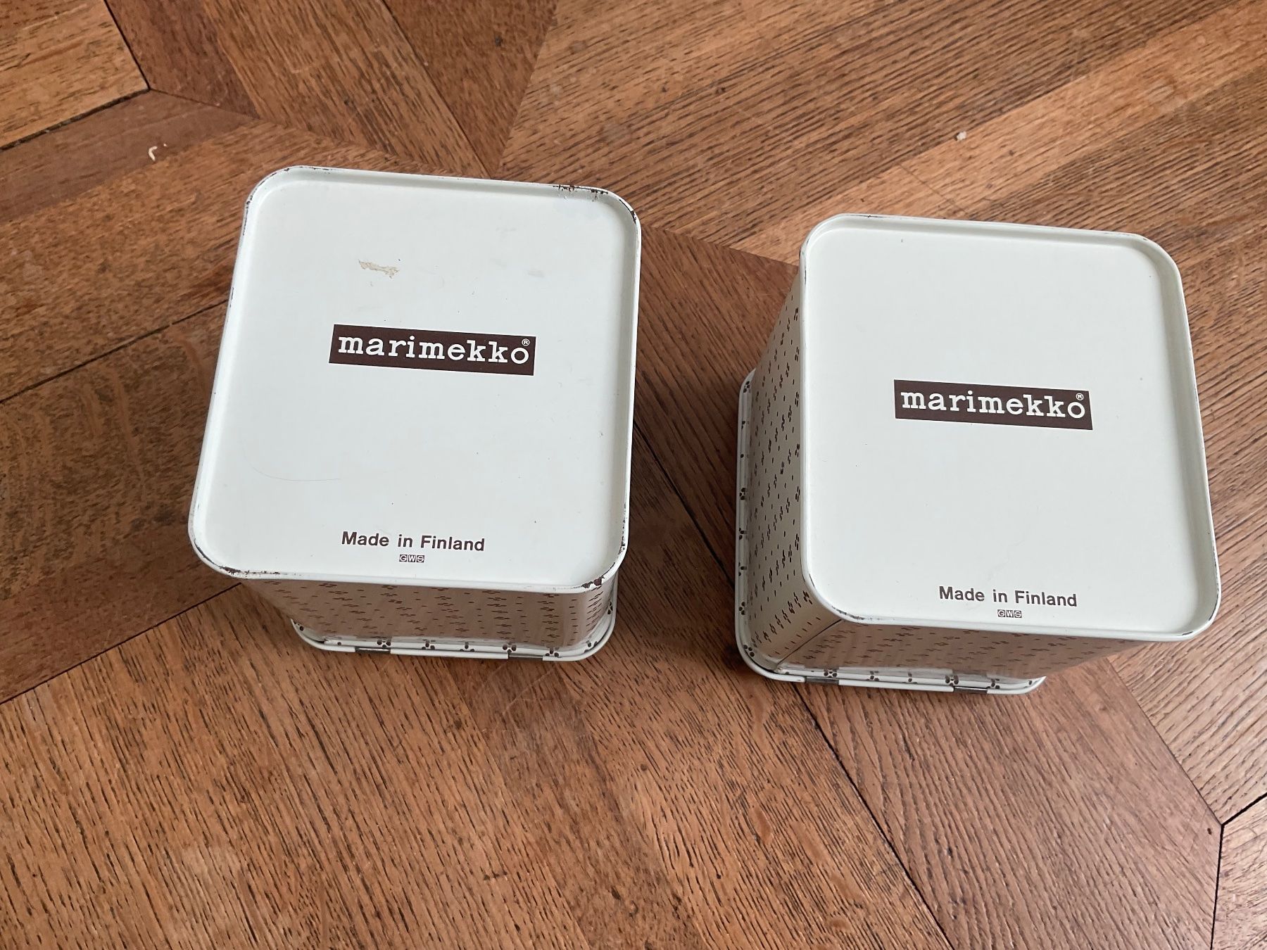 Dosen: 2x Vintage Blechdose marimekko  Deko VERSAND 9.- – Gebraucht aus Aarau von Galaktos 3