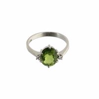 Peridot Diamant Ring,