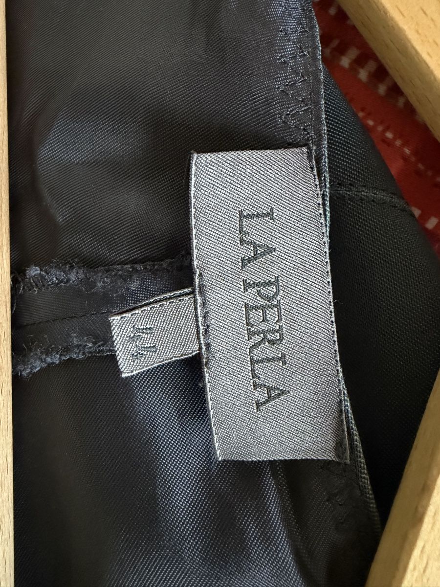 Vestiti: Le Perla blaue Seidenkleid Größe M – Difettoso da Belp venduto da Aliya 5