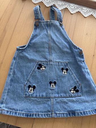Mädchen Jeanskleid Zara Gr:104 Mickey Maus , Disney Baby 