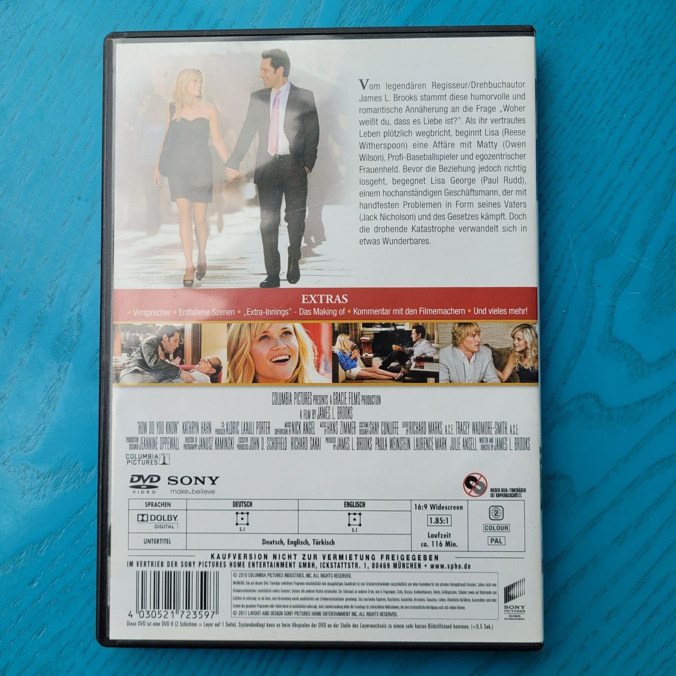 Tutti i DVDs: Woher weisst du, dass es Liebe ist ?-Owen Wilson,Reese Withe – Usato da SCHÜBELBACH venduto da CoKaHa 1