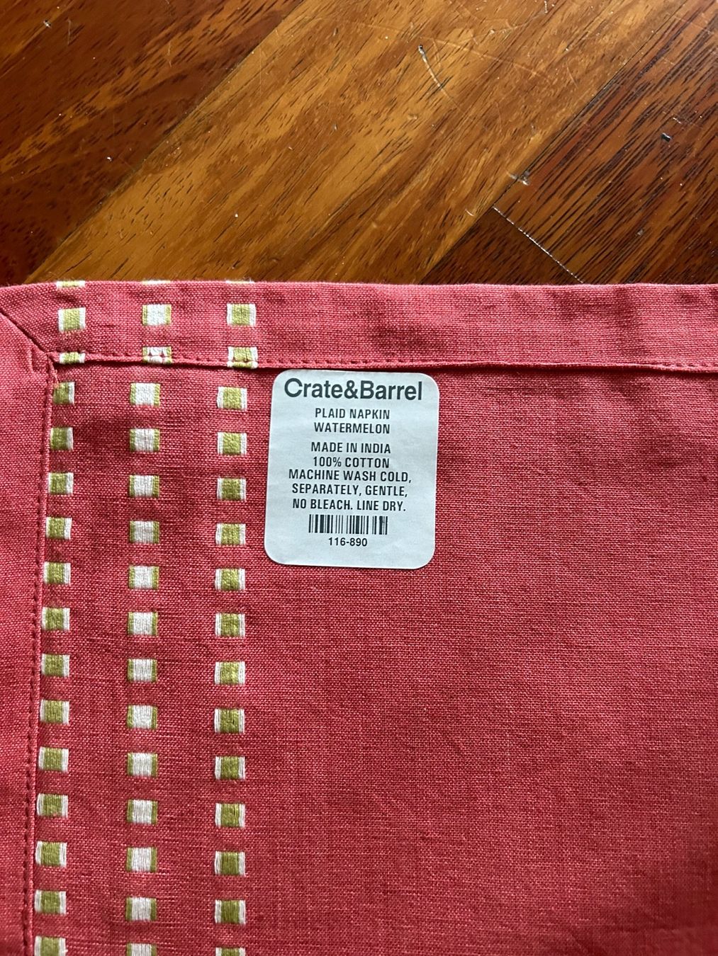 Tovaglioli: Servietten/Tischset Crate&Barrel 6stk Neu – Nuovo e nell'imballaggio originale da Zürich venduto da Nick345 2