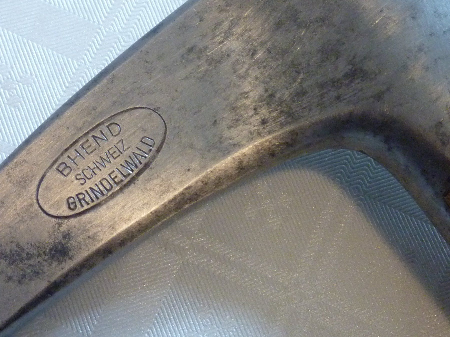 Kletterausrüstungen: Eispickel Klettern BHEND GRINDELWALD Bergführer B.K.MARTALER – Gebraucht aus Dietikon von damaszen 7