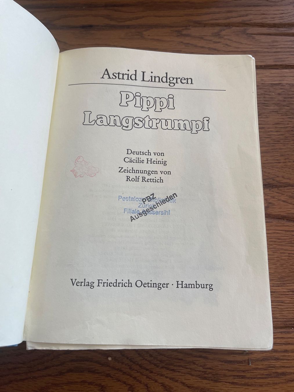 Libri: Pippi Langstrumpf Astrid Lindgren Oetinger – Usato da Zuerich venduto da Dorsi 4