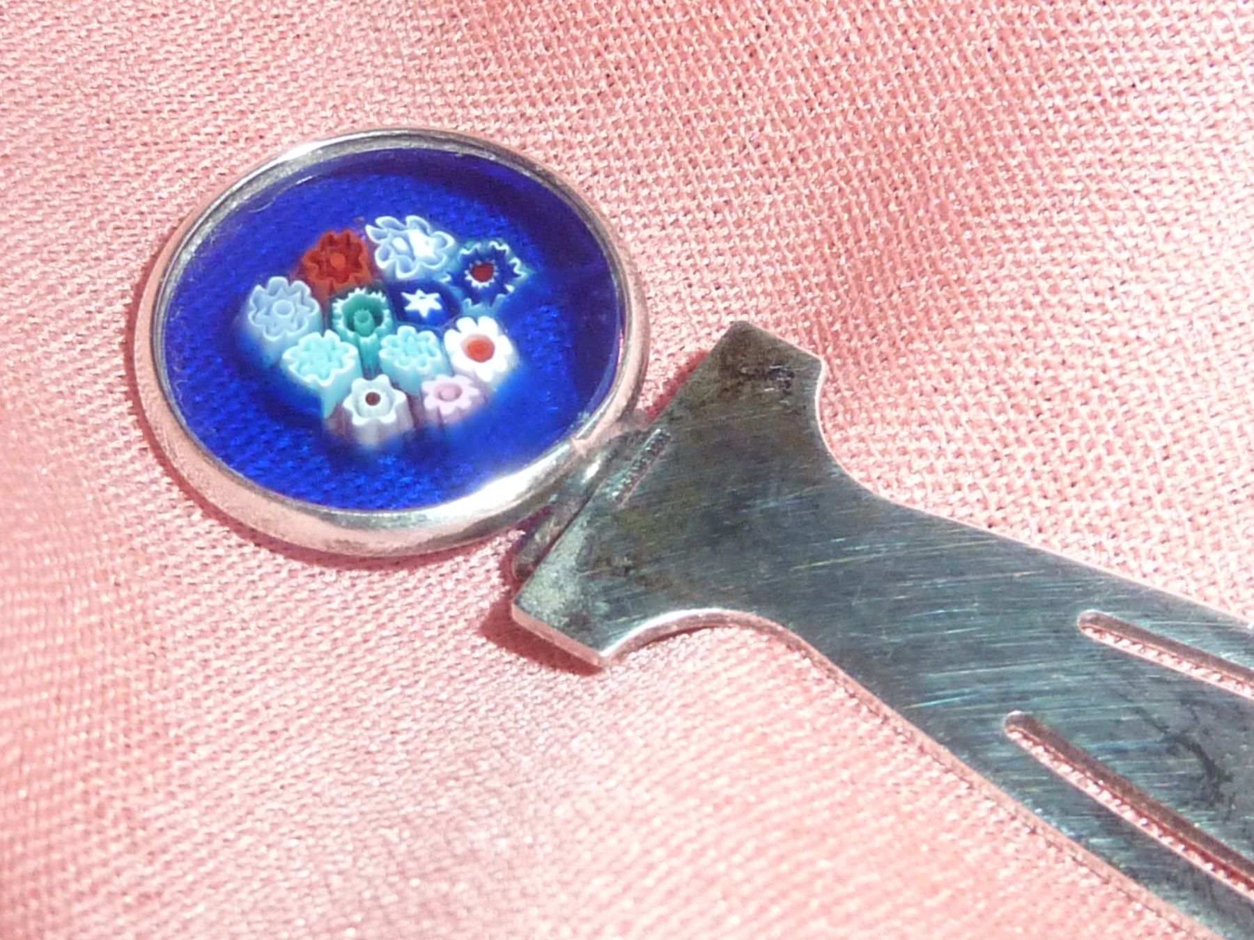 Altre raccolte & rarità: marque page en argent et millefiori – Usato da geneve venduto da chriztel 1